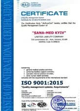 Certificat de qualité ISO 9001 Certificat de qualité ISO 9001